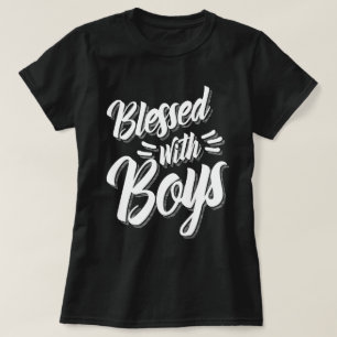 Blessed With Boys Mother's Day Gift T-Shirt