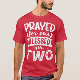 Blessed With Two Pregnancy Twins Baby  T-Shirt