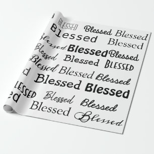 Blessed Wrapping Papper Paper