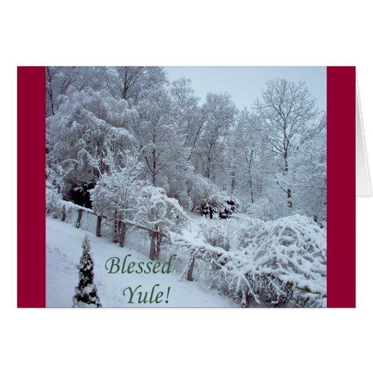 Blessed Yule Card