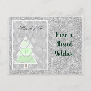 Blessed Yule Holiday Postcard