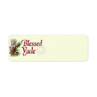 Blessed Yule Labels
