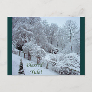 Blessed Yule Postcard