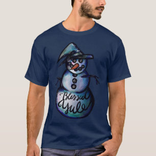 Blessed Yule Snowwitch Snow Witch winter yule T-Shirt