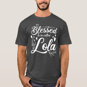 Blessedo Be Called Lola Filipino Grandma Mother gi T-Shirt