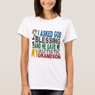 Blessing 5 GRANDSON Autism T-Shirts & Apparel