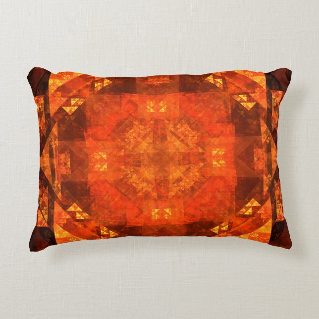 Blessing Abstract Art Accent Pillow (Front)