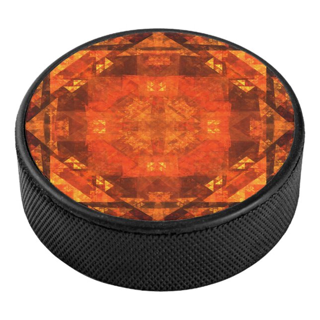 Blessing Abstract Art Hockey Puck (3/4)