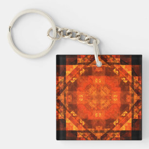 Blessing Abstract Art Key Ring