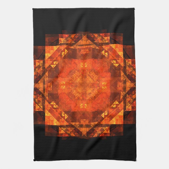 Blessing Abstract Art Kitchen Towel (Vertical)