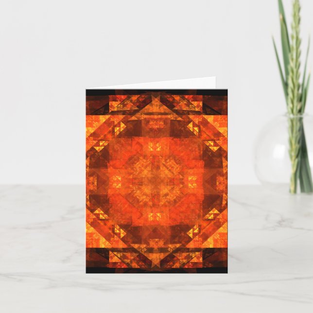 Blessing Abstract Art Note Card (Front)