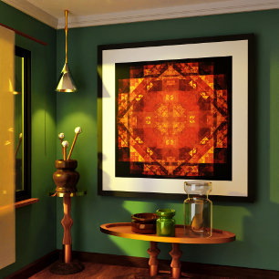 Blessing Abstract Art Poster