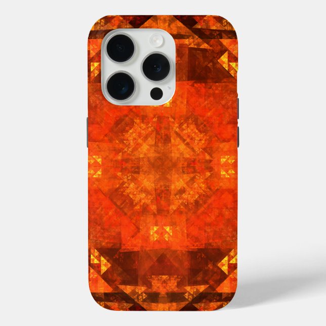 Blessing Fire Mandala Abstract Art Design Case-Mate iPhone Case (Back)