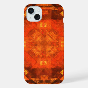 Blessing Fire Mandala Abstract Art Design iPhone 15 Plus Case