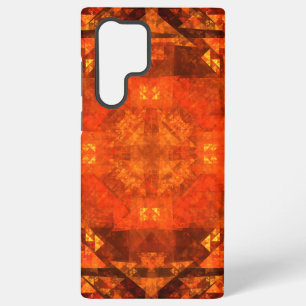 Blessing Fire Mandala Abstract Art Design Samsung Galaxy Case