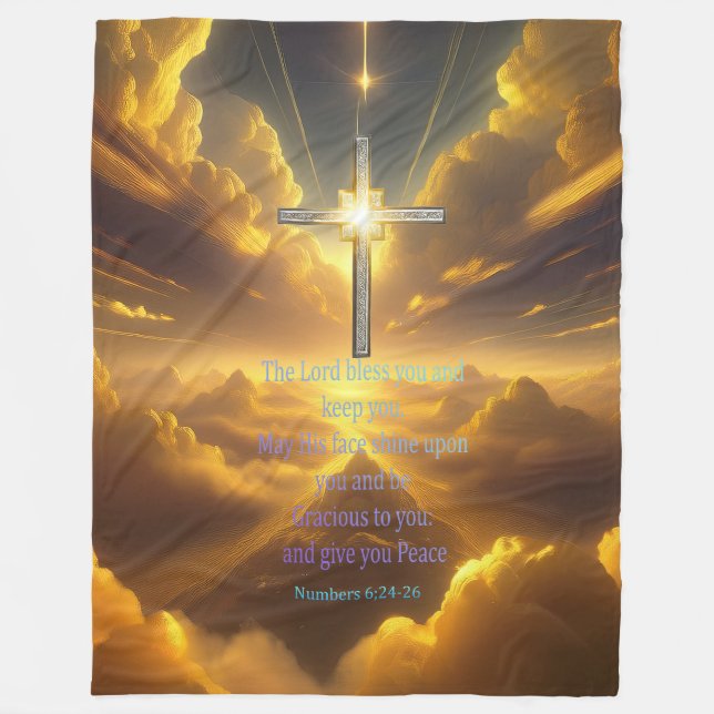 Blessing Fleece Blanket (Front)