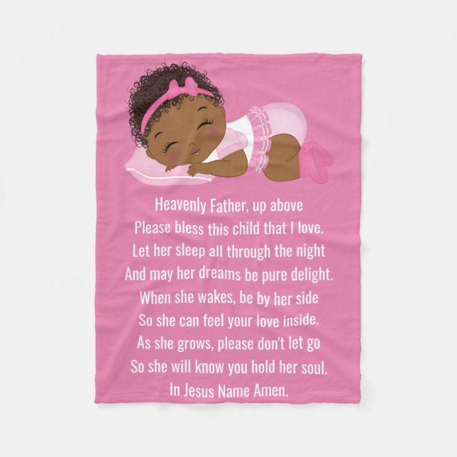 Blessing - Fleece Blanket, 60"x80" Blanket (Front)