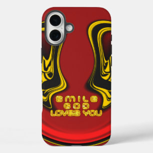 Blessing from Above: God's Love Spiritual Greeting iPhone 16 Plus Case