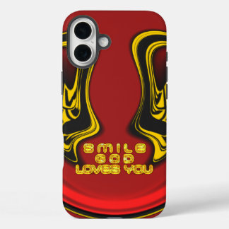 Blessing from Above: God's Love Spiritual Greeting iPhone 16 Plus Case