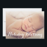 Blessing | Holiday Birth Announcement<br><div class="desc">Other colours and styles available in our shop! ©Fine & Dandy Paperie</div>