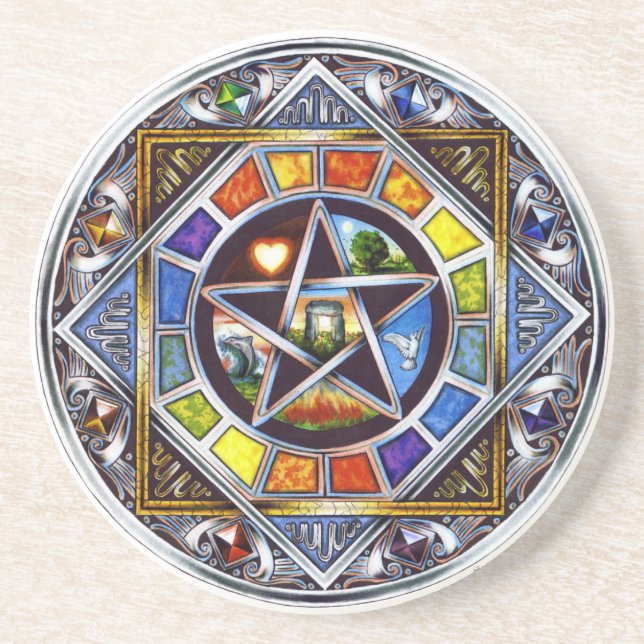 Blessing of Elements Coaster (Front)
