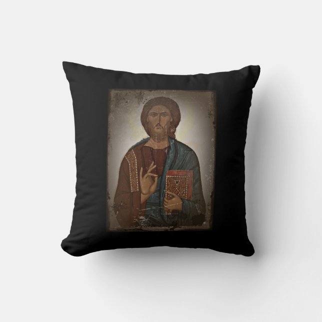 Blessing of Jesus Cushion (Front)
