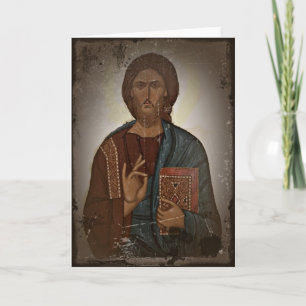 Blessing of Jesus Holiday Card