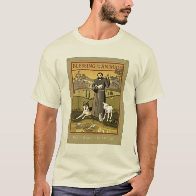BLESSING OF THE ANIMALS POSTER T-Shirt (Front)