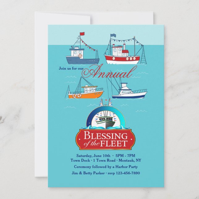 Blessing of the Fleet Invitation (Front)