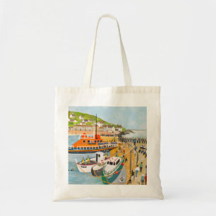 Blessing of the Lifeboat at Mousehole Tote Bag