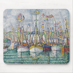 Blessing of the Tuna Fleet at Groix, 1923 Mouse Mat