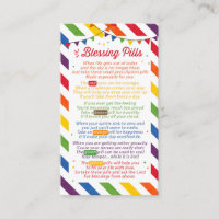 Blessing pills Poem Gift Tag