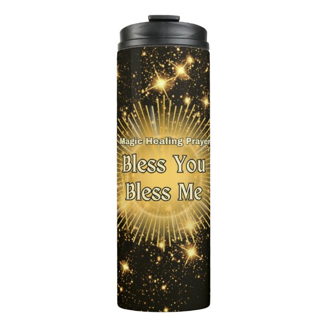 Blessing Prayer with a Sun Star Thermal Tumbler (Front)