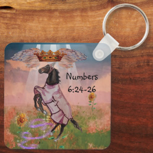 blessing scripture key ring