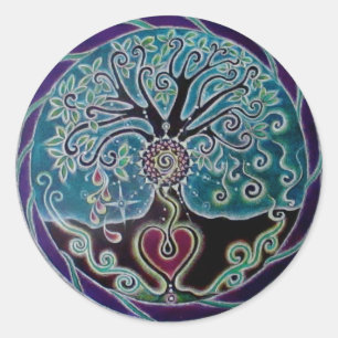 Blessing Tree of Life Mandala Sticker
