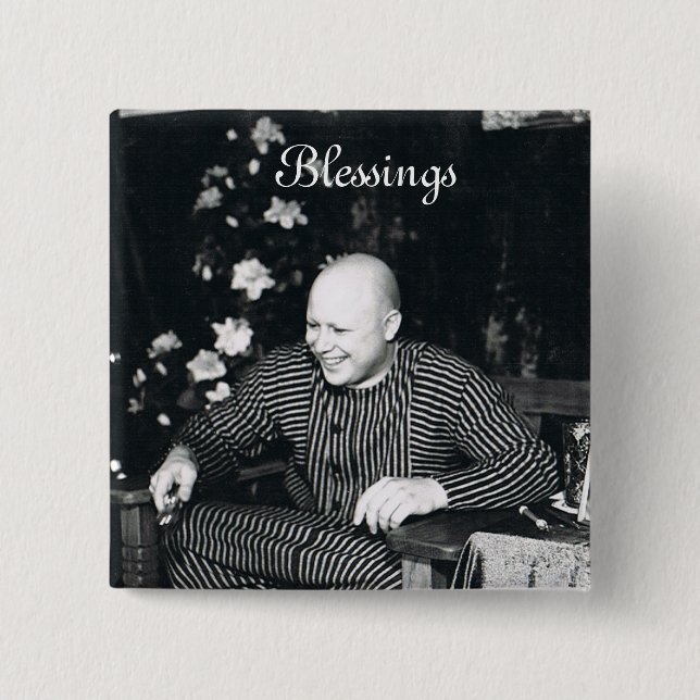 Blessings 15 Cm Square Badge (Front)