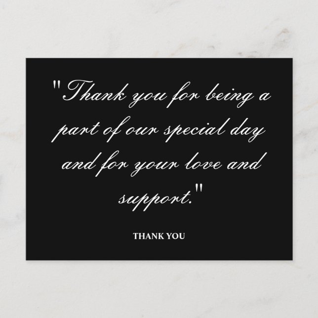  Blessings: A Heartfelt Thank You Postcard (Front)