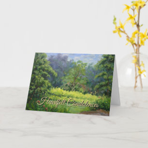 Blessings and Prayers Memorial Sympathy Card