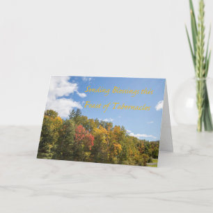Blessings for the Feast of Tabernacles  Card