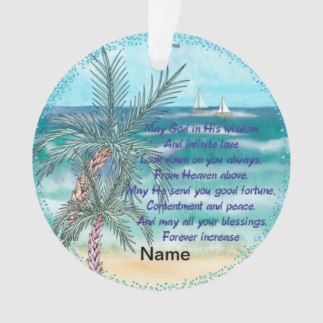 Blessings Increase  Ornament (Front)