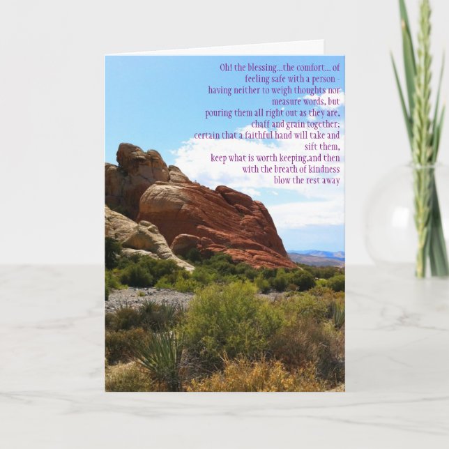 Blessings of Friendship Card (Front)