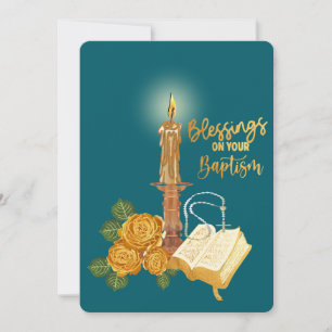 Blessings on your Baptism Holiday Card