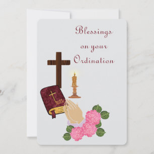 Blessings on your Ordination  Holiday Card