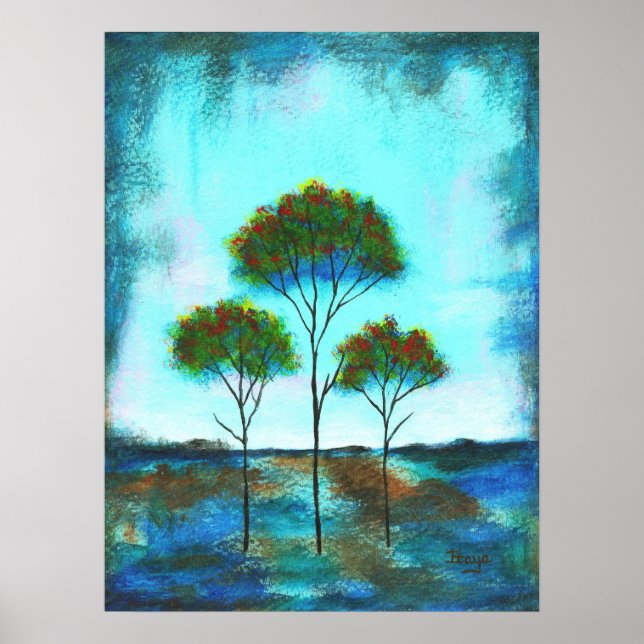 Blessings Poster Print From Original Painting (Front)