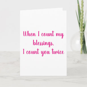 Blessings   Sister Birthday Card