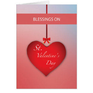 Blessings St. Valentine's Day Heart