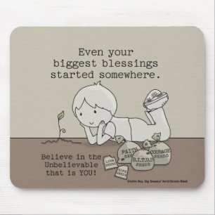Blessings Started Somewhere Mouse Mat