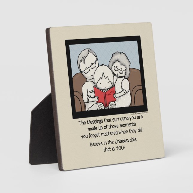 Blessings Surround You Plaque (Front)