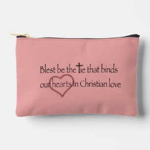 Blest Be the Tie Christian Hymn Accessory Pouch