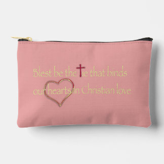 Blest Be the Tie Christian Hymn Accessory Pouch